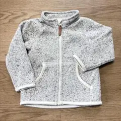 H&M エイチアンドエム　ベビー　フリースジャケット ヘザーグレー　アウター