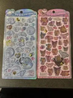【正規品】 うるちゅる ポップシール　シナモン サンリオキャラクター 2種