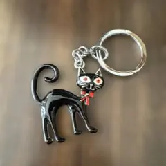 猫　キーホルダー