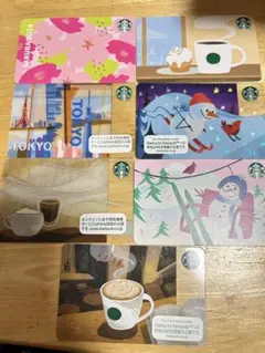 スターバックスカード 8枚セット 東京デザイン