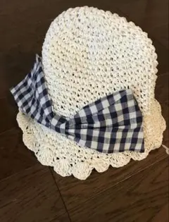 ◆新品◆アンパサンド◆麦わら帽子◆52◆折りたためる帽子のサムネイル