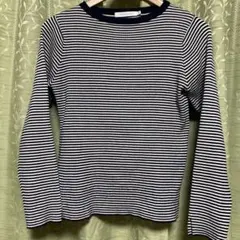AMERICAN HOLIC 長袖ストライプトップス M