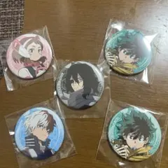 僕のヒーローアカデミア 缶バッジセット(緑谷出久、麗日お茶子、相澤消太、轟焦凍)