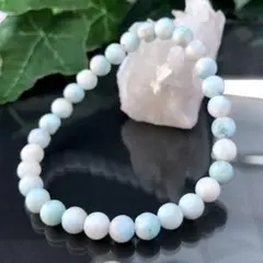 ドミニカ共和国産 ラリマー ブレスレット 6ミリ N1076