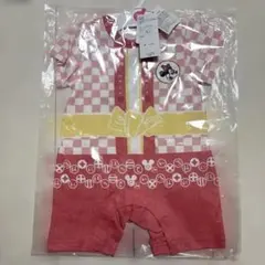 ミニーちゃん　甚平風　ロンパース