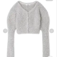 SNIDEL　スナイデル　ファーライクカーデプルオーバー　ピンク　ラメ