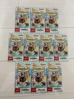 【新品未開封】どうぶつの森 amiiboカード 第5弾 10パック
