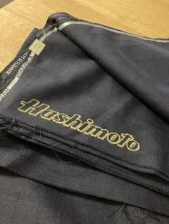 Hashimoto ダークブルー チェック柄生地約157×330センチ/お値下げ