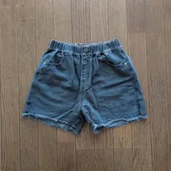 『最終お値下げ』デニムショートパンツ ブラック 150