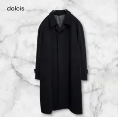 dolcis LONDON ドルシス ステンカラーコート ブラック カシミヤ