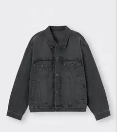 グレー デニムジャケット