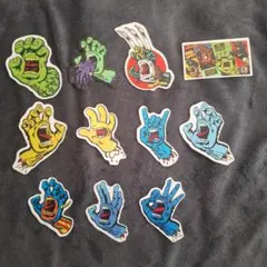 サンタクルーズ スクリーミングハンド ステッカー 11枚セット