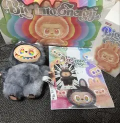 ラブブ シークレット エナジー POP MART 箱付き グレー 黒 モンスター