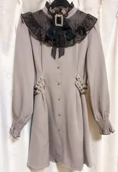 ♡ ROJITA レース ワンピース ピンク×ブラック ♡