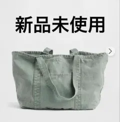 GAP ロゴ トートバッグ ガソリングリーン - メルカリ