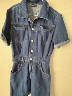 Day Closet デニムショートオール 半袖