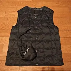 taion 　タイオン　ダウンベスト　Mサイズ　ブラック　インナーダウン　送込