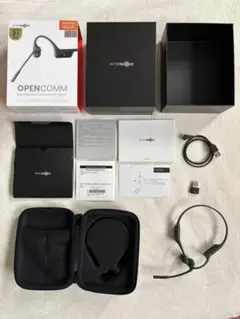 【美品】AfterShokz OpenComm + Loop 100
