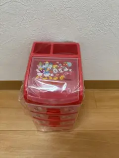 ディズニー ミッキー ミニー ドナルド デイジー 4段 収納ボックス　新品未使用