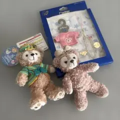 ディズニーシー１０周年 シェリーメイ2WAYストラップチャーム & ダッフィー