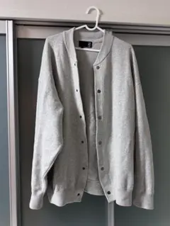 スウェットライククルーカーディガン