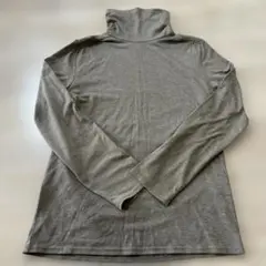 【美品】B-Three　タートルネック　薄手　長袖　茶色　L