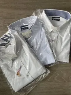スーツセレクト　4S半袖ワイシャツ3枚セットLL