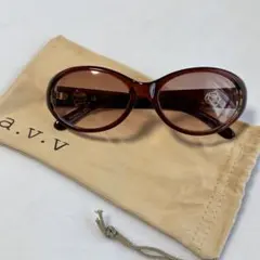 【美品】A.V.V サングラス　レッドブラウンのサムネイル