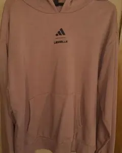 adidas LES MILLS フード付きパーカー ピンク