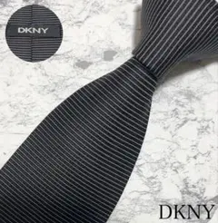 DKNY ネクタイ ストライプ ブラックのサムネイル