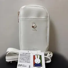 miffy ミッフィー スマホショルダーバッグホワイト