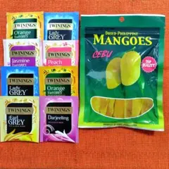 TWININGS 紅茶ティーバッグ詰め合わせとドライマンゴーセットのサムネイル