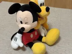 Disney TDL限定 ミッキーマウス プルート ハグ ぬいぐるみ♡【美品】のサムネイル