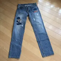 希少】ヒステリックグラマーデニムパンツコムドットやまと着用 - メルカリ