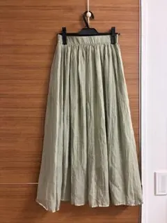 アーバンリサーチ　ライトグリーンロングスカート