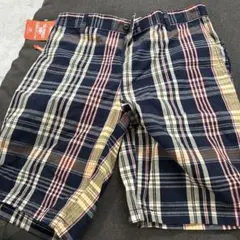 ネイビー チェック柄 ショートパンツ✳️最終お値下げ✳️ドッカーズ
