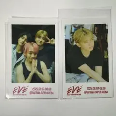 超特急 EVE 2025 ミニフォト トレカ ユーキ シューヤ ハル 計2点