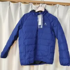 新品未使用　150cm adidas ブルー コート