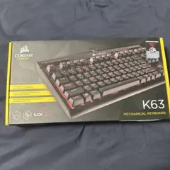 CORSAIR K63 キーボード 赤軸 有線 コルセア 箱付きのサムネイル