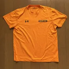 読売巨人軍 GIANTS オレンジ Under Armour Tシャツ 中古