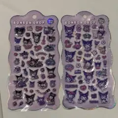 2枚セット！ボンボンドロップシール　クロミちゃん　サンリオ