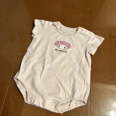 My Melody ピンクロンパース　80