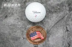 新品/Titleist メタルボールマーカー ブロンズ アメリカのサムネイル