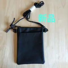 新品★シンプル サコッシュ ブラック ショルダー☆縦のサムネイル