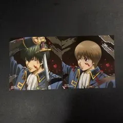 新劇場版 銀魂 吉原大炎上 アニメイトフェア 箔押しスクエアカード 2枚セット