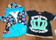 BABYDOLLTシャツ&半袖フード付きパーカー