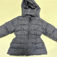 フード付きダウンコート 98cm ネイビー