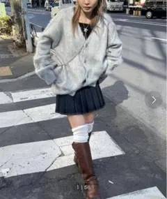 モヘア風 カーディガンのサムネイル