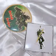 ダイカガミ VS チャイカアーマーカフェ 缶バッジ アクリルキーホルダー 等身