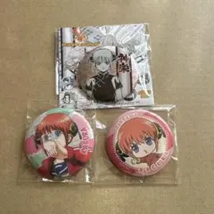 銀魂 銀八先生 デコレクション缶バッジ ラメキラカンバッジ 神楽